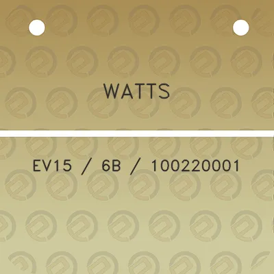 watts-ev15-6b-100220001