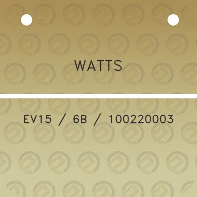 watts-ev15-6b-100220003