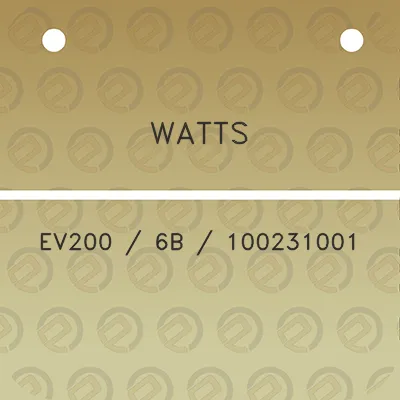 watts-ev200-6b-100231001