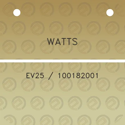 watts-ev25-100182001