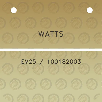 watts-ev25-100182003