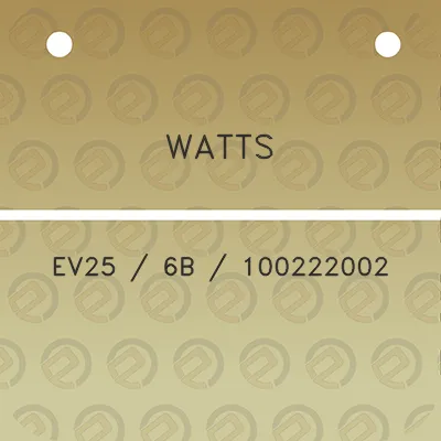 watts-ev25-6b-100222002