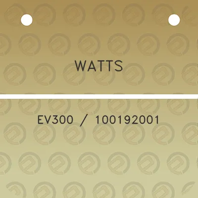 watts-ev300-100192001