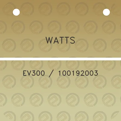 watts-ev300-100192003