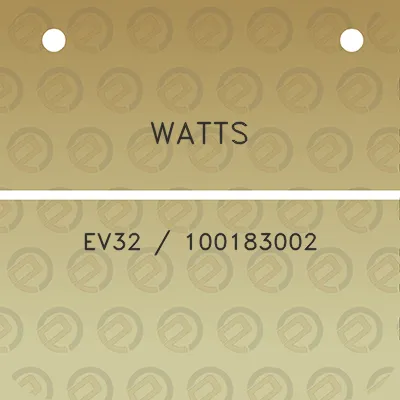 watts-ev32-100183002