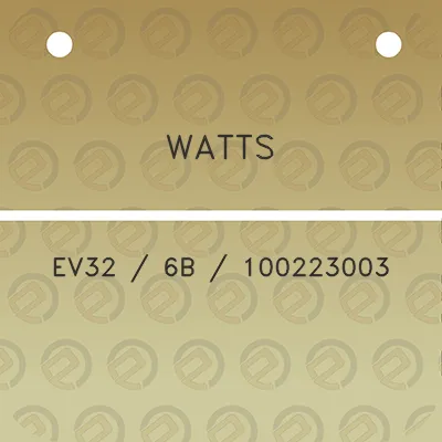 watts-ev32-6b-100223003