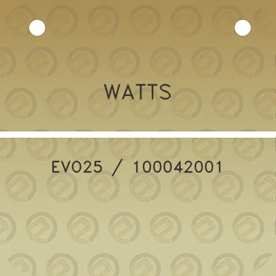 watts-evo25-100042001