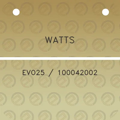 watts-evo25-100042002