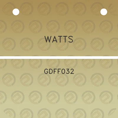 watts-gdff032