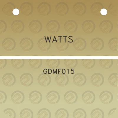 watts-gdmf015