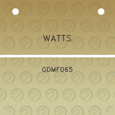 watts-gdmf065