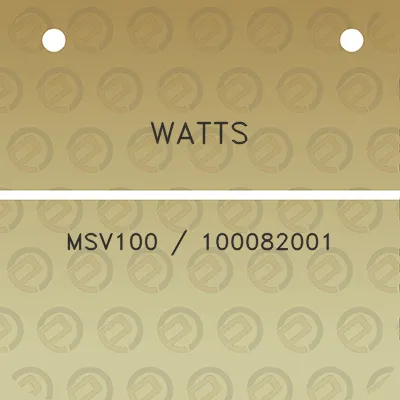 watts-msv100-100082001