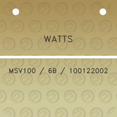 watts-msv100-6b-100122002