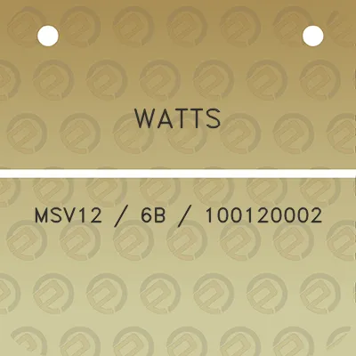 watts-msv12-6b-100120002