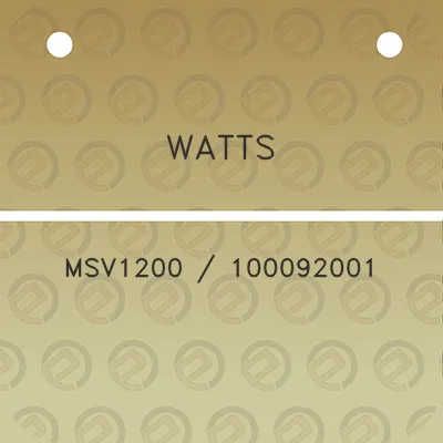 watts-msv1200-100092001