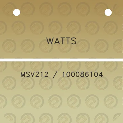 watts-msv212-100086104