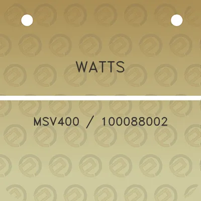 watts-msv400-100088002