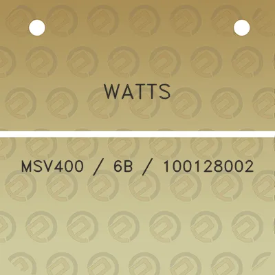 watts-msv400-6b-100128002