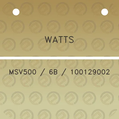 watts-msv500-6b-100129002