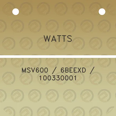 watts-msv600-6beexd-100330001