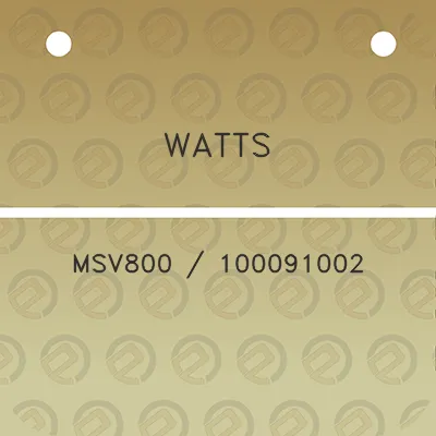 watts-msv800-100091002