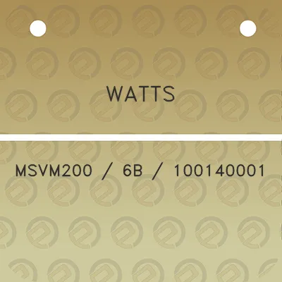 watts-msvm200-6b-100140001