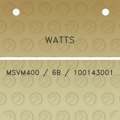 watts-msvm400-6b-100143001