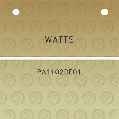 watts-pa1102de01