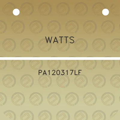 watts-pa120317lf