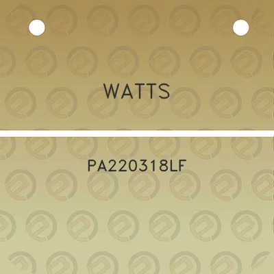 watts-pa220318lf