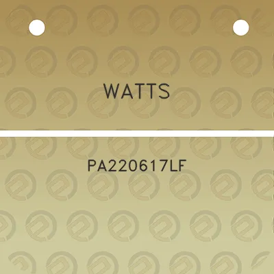 watts-pa220617lf