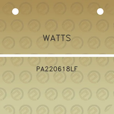 watts-pa220618lf