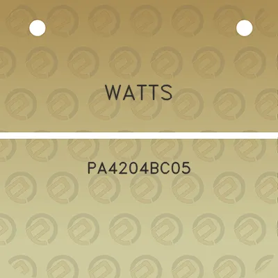 watts-pa4204bc05