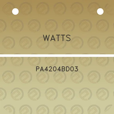 watts-pa4204bd03