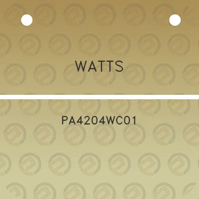 watts-pa4204wc01