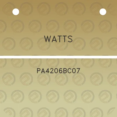 watts-pa4206bc07