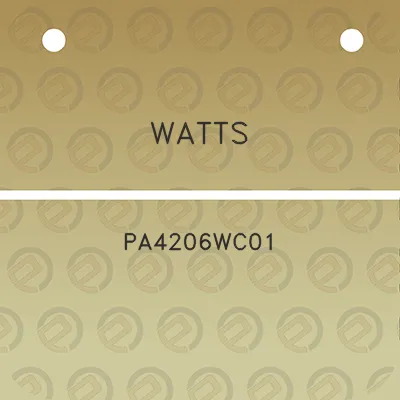 watts-pa4206wc01