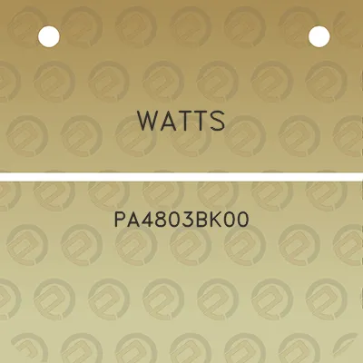 watts-pa4803bk00