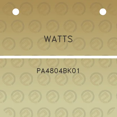 watts-pa4804bk01