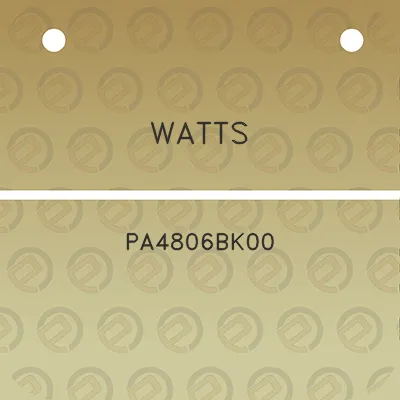 watts-pa4806bk00