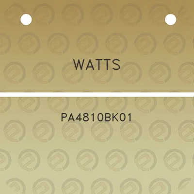 watts-pa4810bk01