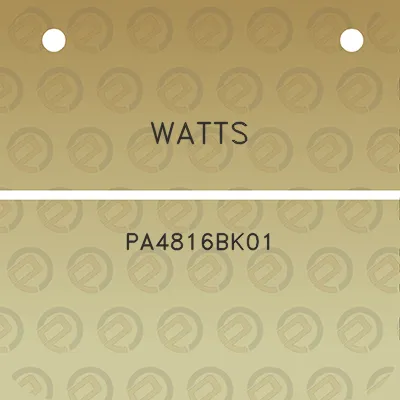 watts-pa4816bk01