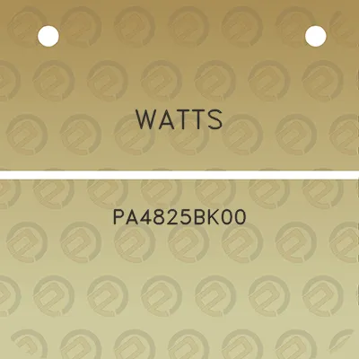 watts-pa4825bk00