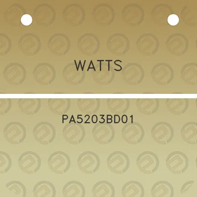 watts-pa5203bd01