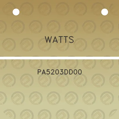 watts-pa5203dd00