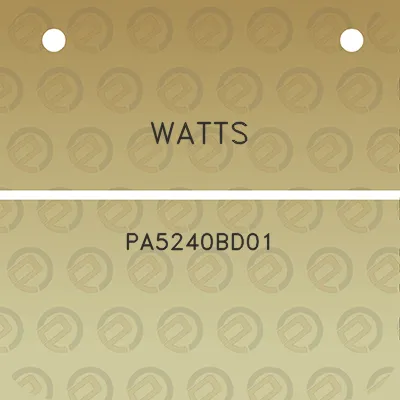 watts-pa5240bd01