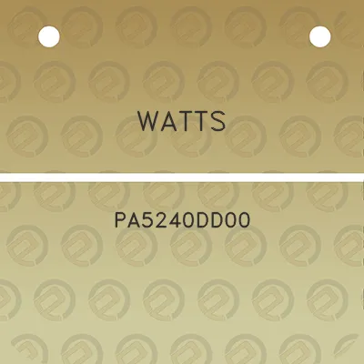 watts-pa5240dd00