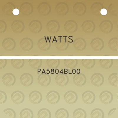 watts-pa5804bl00