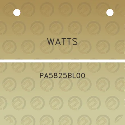 watts-pa5825bl00