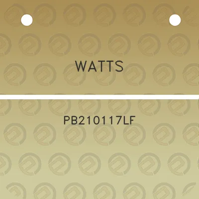 watts-pb210117lf